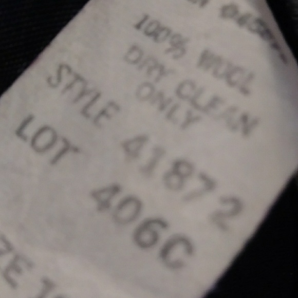 Vintage Paul Stanley Pin Stripped Wool skirt - Picture 6 of 6